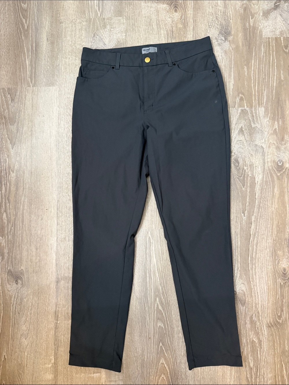 VRST Men's Black Stretch Chino Pants - Sleek Everyday Wear